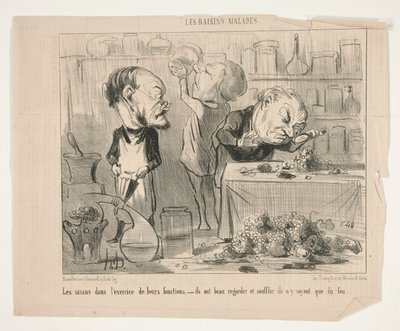 中の学者たちは 作： Honoré Daumier