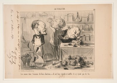 中の学者たちは 作： Honoré Daumier