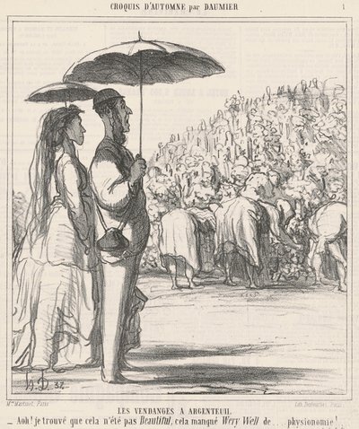アルジャントゥイユの収穫 作： Honoré Daumier