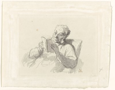 読書マン 作： Honoré Daumier