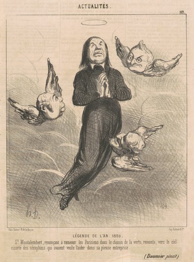 1850年の伝説 作： Honoré Daumier