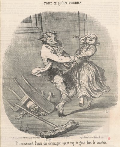 サーヴァントのデメリットは… 作： Honoré Daumier
