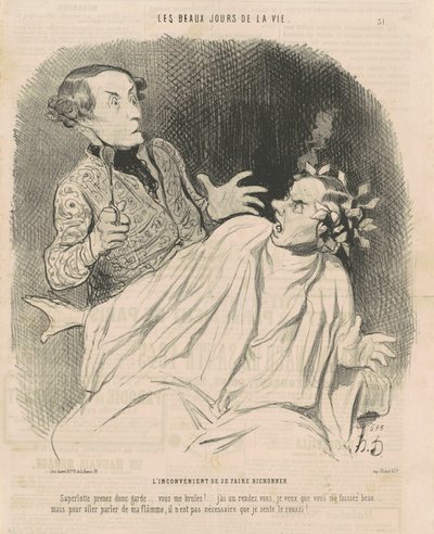 甘えることのデメリット… 作： Honoré Daumier