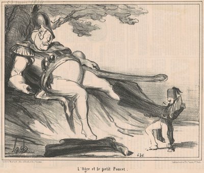 鬼と小さな親指 作： Honoré Daumier