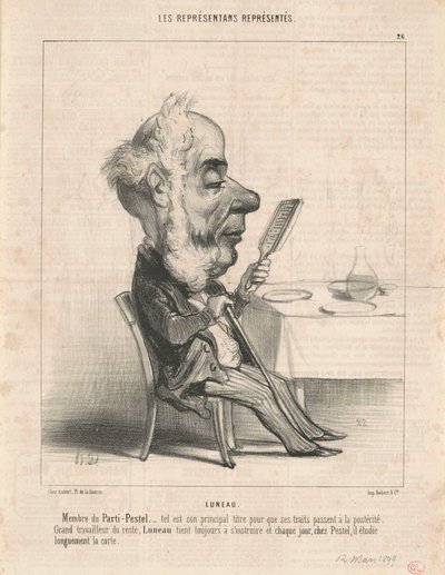 ルノー 作： Honoré Daumier