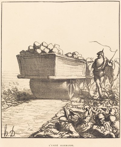 ドイツ統一 作： Honoré Daumier