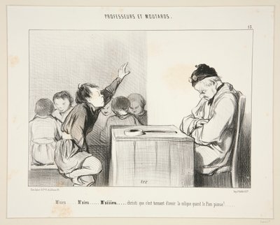 M 作： Honoré Daumier