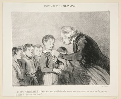 M アルフレッド・カバソル.. 作： Honoré Daumier