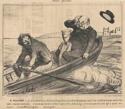 プルドムさん…どうかわかりませんが… 作： Honoré Daumier