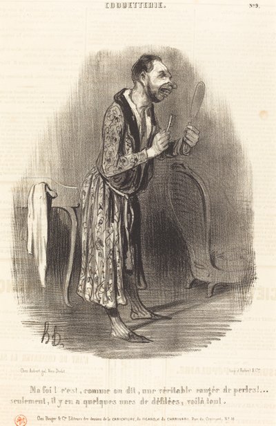 私の信仰！ 彼らが言うように... 作： Honoré Daumier