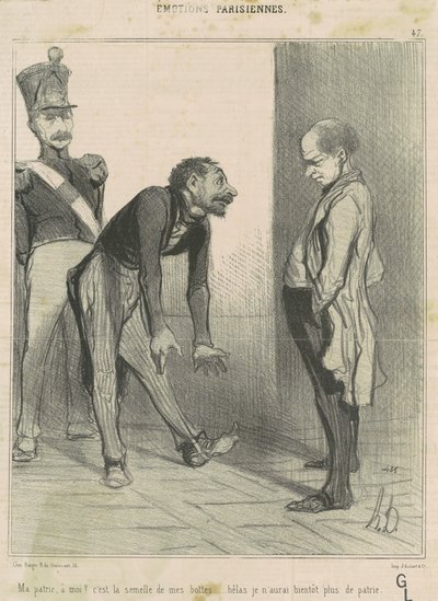 わが祖国、わが国……？ 作： Honoré Daumier