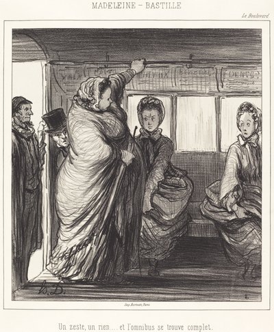 マドレーヌ・バスティーユ 作： Honoré Daumier