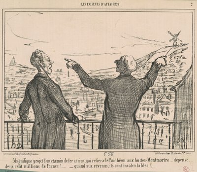 素晴らしいプロジェクト... 作： Honoré Daumier