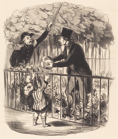 しかし、私はあなたに言っているので、それは彼のボールです... 作： Honoré Daumier