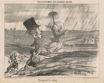 輸送隊が行方不明 作： Honoré Daumier