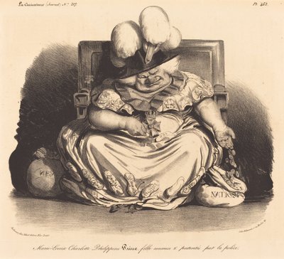 マリー・ルイーズ・シャーロット・フィリピンペアリー 作： Honoré Daumier