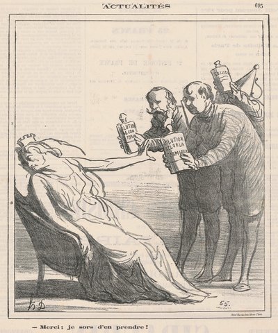 ありがとう、私はいくつかを取るつもりです 作： Honoré Daumier