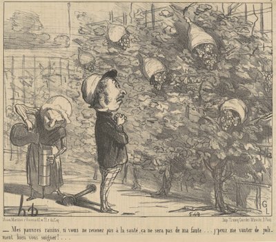 あなたがジャンプに戻ってこないなら、私の悪い理由は... 作： Honoré Daumier