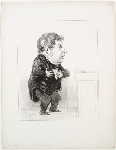 ミシェルグドショー、1849年。 作： Honoré Daumier