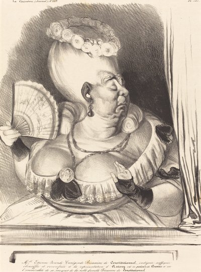 Etienne-Goconde-Cunégonde-Bécassine さん 作： Honoré Daumier