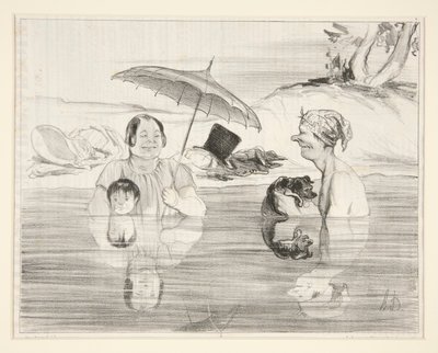 Mrs. Greluche: ああ、ギュスターヴ、なんて 作： Honoré Daumier
