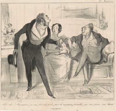 我が神よ！ 先生、私は... 作： Honoré Daumier