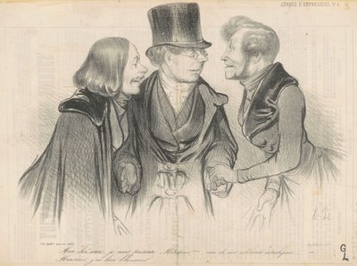 親愛なる友人、私はあなたに氏を紹介します.... 作： Honoré Daumier