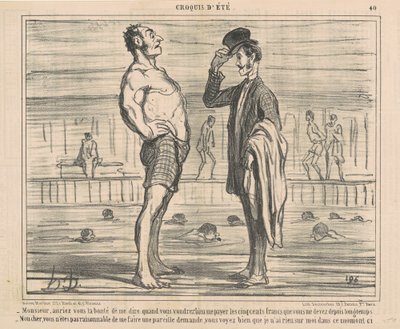 先生、教えていただけませんか... 作： Honoré Daumier
