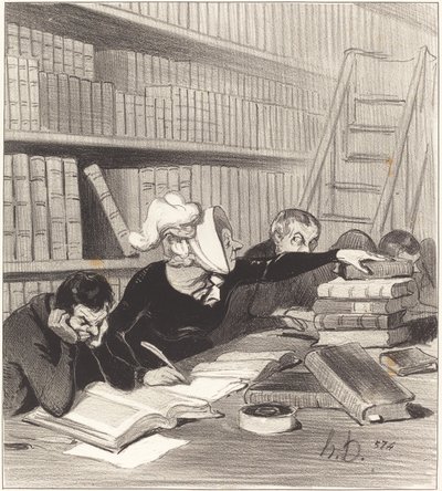 先生、お騒がせしてすみません… 作： Honoré Daumier