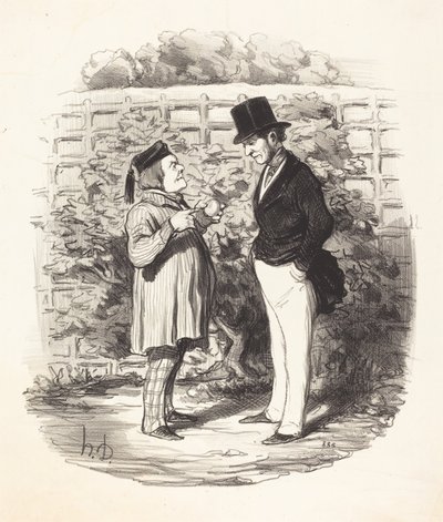 閣下、私は20年間、... 作： Honoré Daumier