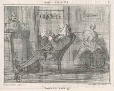 管理人のモーシー 作： Honoré Daumier