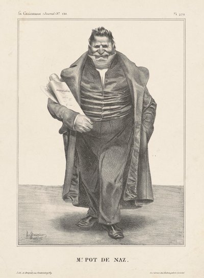 ポット・ド・ノズさん。 作： Honoré Daumier