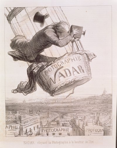 Nadar（1820-1910）、写真を芸術の極みへと引き上げ、1862年に出版 作： Honoré Daumier