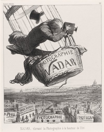 写真を芸術の高みに引き上げるナダール 作： Honoré Daumier