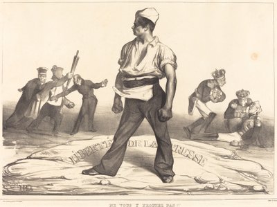 それを台無しにしないでください！ 作： Honoré Daumier