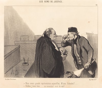 今日は素晴らしい表現があります 作： Honoré Daumier