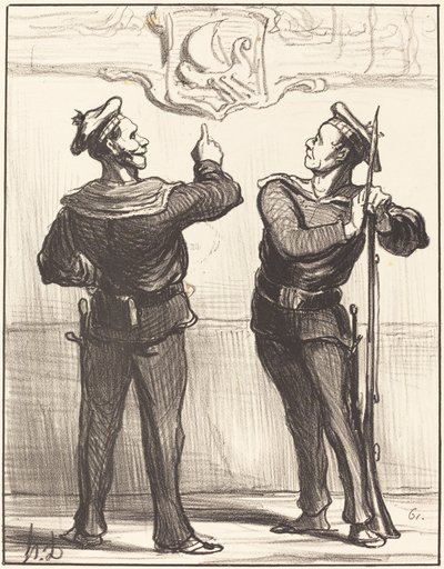 私たちは決して推測しなかったでしょう... 作： Honoré Daumier