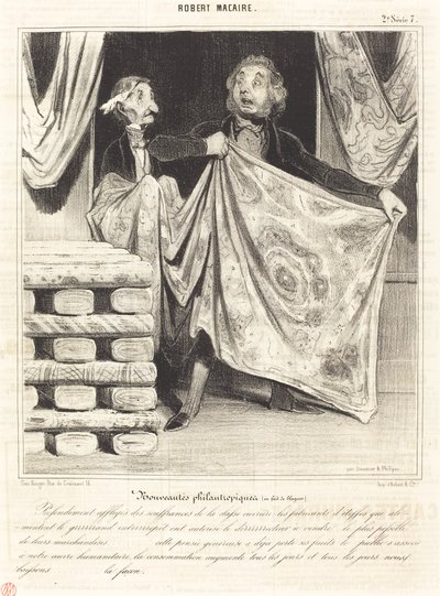 慈善ニュース... 作： Honoré Daumier