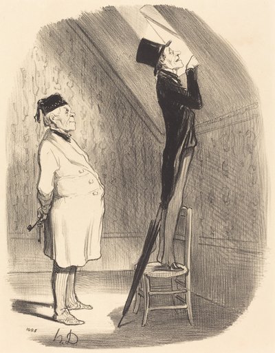 おー！ ビューに関しては、ここよりも良いものは見つかりません！ 作： Honoré Daumier