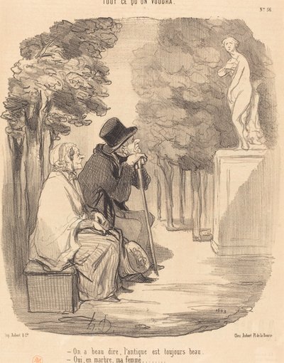 アンティークはいつだって美しい… 作： Honoré Daumier