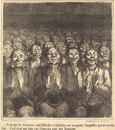 パリジャンと言われている... 作： Honoré Daumier