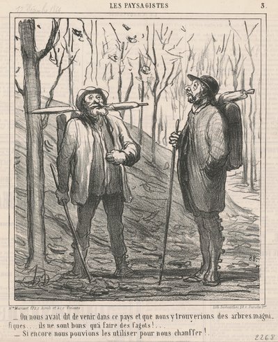 この国に来るように言われました... 作： Honoré Daumier