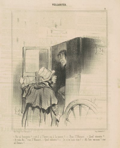 それともブルジョワですか？ 時間か… 作： Honoré Daumier