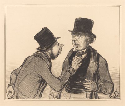 はい、あなたはパリ出身ではありません... 作： Honoré Daumier