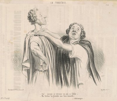 はい！ こんなに誠実な友達を見つけたので... 作： Honoré Daumier