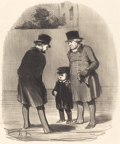 はい、チャプゾさん… 作： Honoré Daumier
