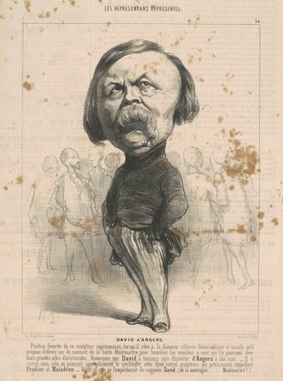 P.J.デビッド・ダンジェス 作： Honoré Daumier
