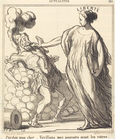 ごめんなさい... 作： Honoré Daumier