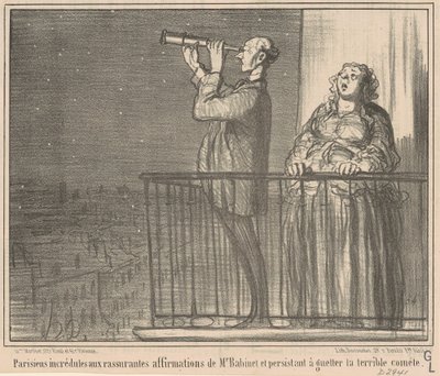 信じられないほどのパリジャン... 作： Honoré Daumier