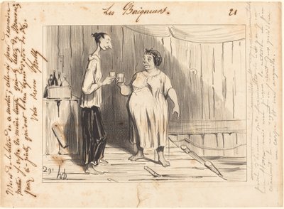 名誉の言葉 フレヌイエ夫人... 作： Honoré Daumier